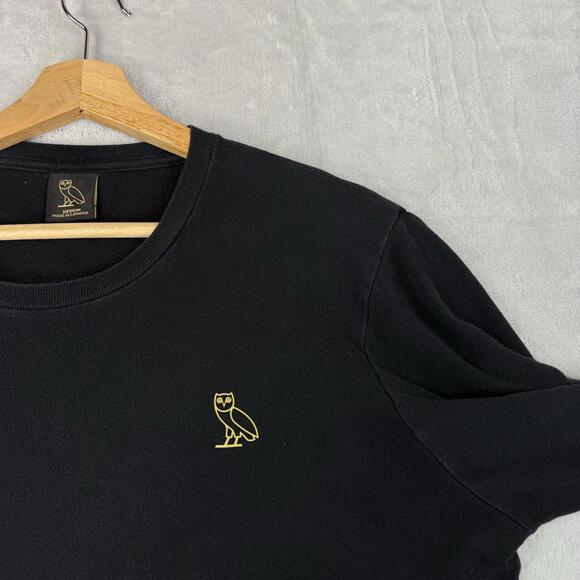 OVO Drake October's Very Own OG Owl Crewneck T-Shirt size M Canada Made Hip Pop - Picture 7 of 8